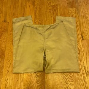 SOLD - Ann Taylor Gold Silk Pants